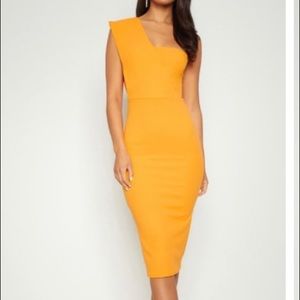 Never before worn marigold dress